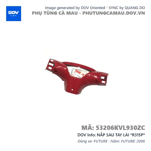 NẮP SAU TAY LÁI *R315P*  — 53206KVL930ZC