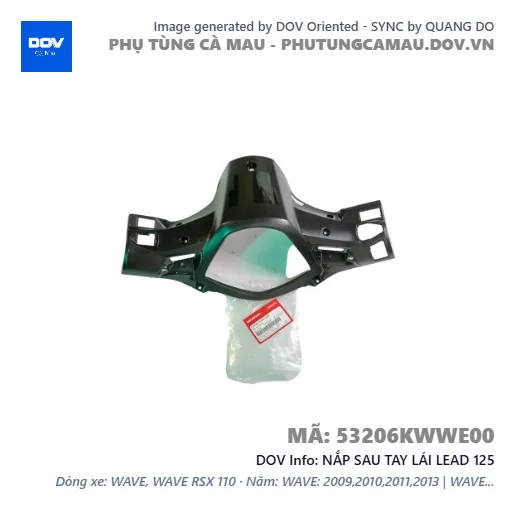 NẮP SAU TAY LÁI LEAD 125 — 53206KWWE00