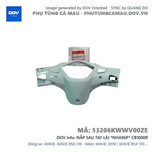 NẮP SAU TAY LÁI *NHA96P* CB1000R — 53206KWWV00ZE