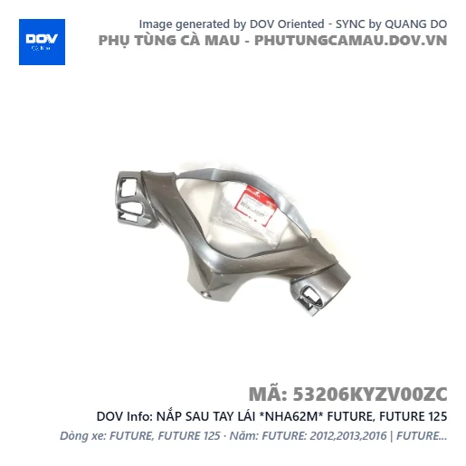 NẮP SAU TAY LÁI *NHA62M* FUTURE, FUTURE 125 — 53206KYZV00ZC