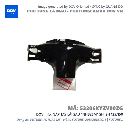 NẮP TAY LÁI SAU *NHB25M* SH, SH 125/150 — 53206KYZV00ZG