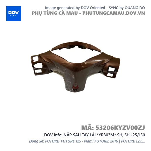NẮP SAU TAY LÁI *YR303M* SH, SH 125/150 — 53206KYZV00ZJ