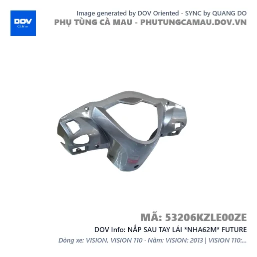 NẮP SAU TAY LÁI *NHA62M* FUTURE — 53206KZLE00ZE