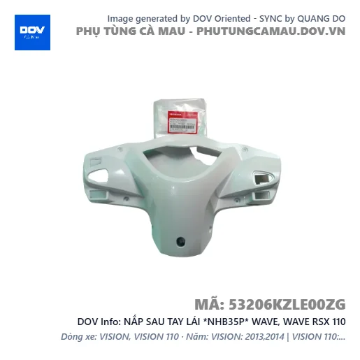 NẮP SAU TAY LÁI *NHB35P* WAVE, WAVE RSX 110 — 53206KZLE00ZG