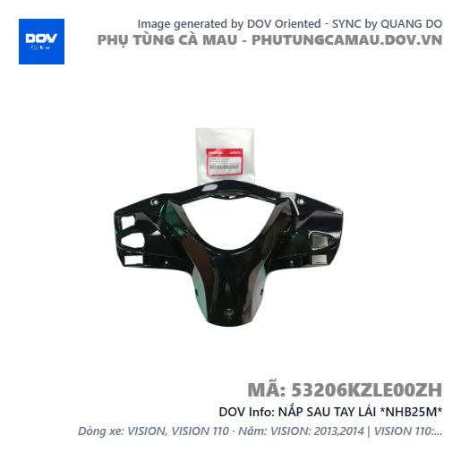 NẮP SAU TAY LÁI *NHB25M*  — 53206KZLE00ZH