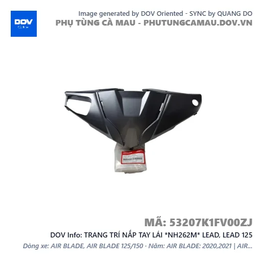 TRANG TRÍ NẮP TAY LÁI *NH262M* LEAD, LEAD 125 — 53207K1FV00ZJ
