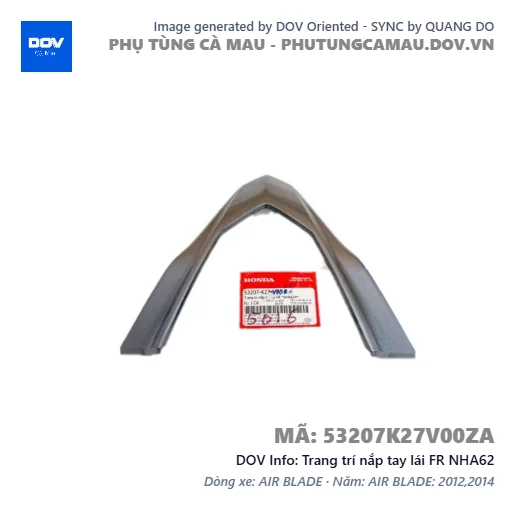 Trang trí nắp tay lái FR NHA62  — 53207K27V00ZA