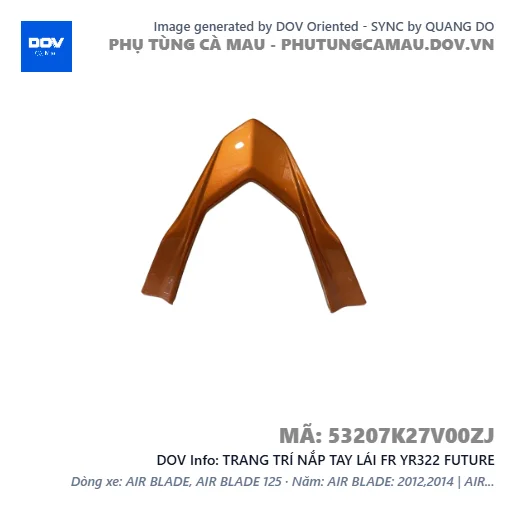 TRANG TRÍ NẮP TAY LÁI FR YR322 FUTURE — 53207K27V00ZJ