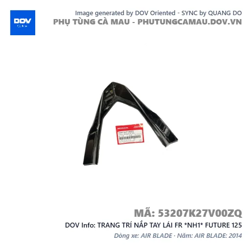 TRANG TRÍ NẮP TAY LÁI FR *NH1* FUTURE 125 — 53207K27V00ZQ