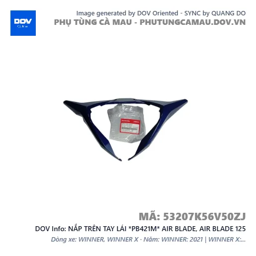 NẮP TRÊN TAY LÁI *PB421M* AIR BLADE, AIR BLADE 125 — 53207K56V50ZJ
