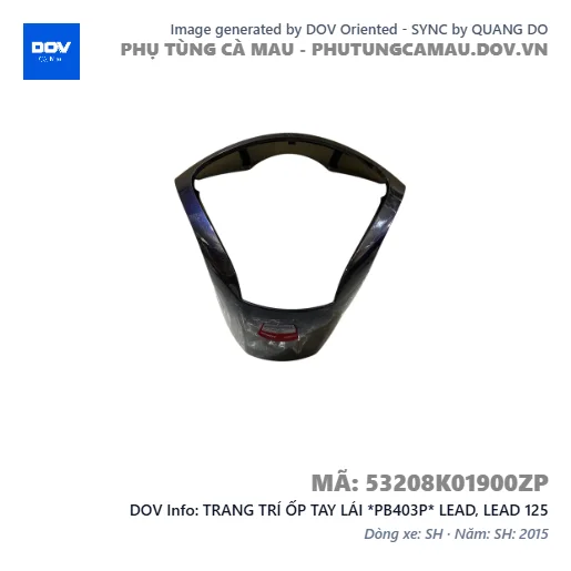 TRANG TRÍ ỐP TAY LÁI *PB403P* LEAD, LEAD 125 — 53208K01900ZP