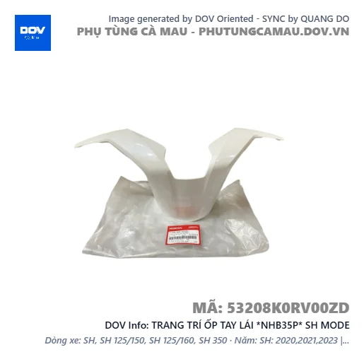 TRANG TRÍ ỐP TAY LÁI *NHB35P* SH MODE — 53208K0RV00ZD