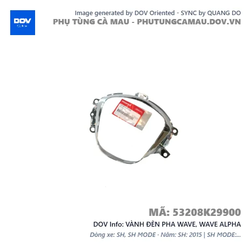 VÀNH ĐÈN PHA WAVE, WAVE ALPHA — 53208K29900