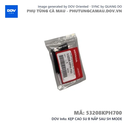 KẸP CAO SU B NẮP SAU SH MODE — 53208KPH700