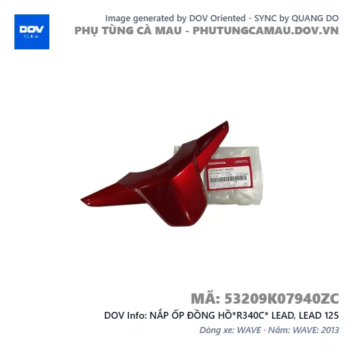 NẮP ỐP ĐỒNG HỒ*R340C* LEAD, LEAD 125 — 53209K07940ZC