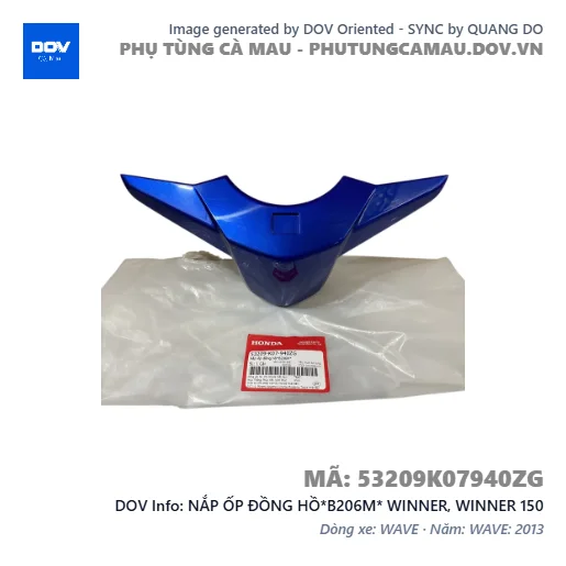 NẮP ỐP ĐỒNG HỒ*B206M* WINNER, WINNER 150 — 53209K07940ZG
