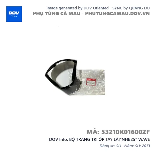 BỘ TRANG TRÍ ỐP TAY LÁI*NHB25* WAVE — 53210K01600ZF