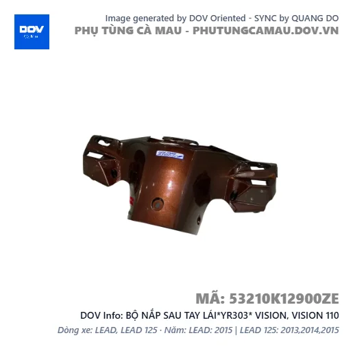 BỘ NẮP SAU TAY LÁI*YR303* VISION, VISION 110 — 53210K12900ZE