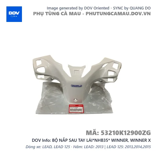 BỘ NẮP SAU TAY LÁI*NHB35* WINNER, WINNER X — 53210K12900ZG