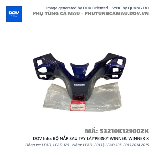 BỘ NẮP SAU TAY LÁI*PB390* WINNER, WINNER X — 53210K12900ZK