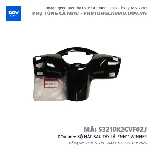 BỘ NẮP SAU TAY LÁI *NH1* WINNER — 53210K2CVF0ZJ