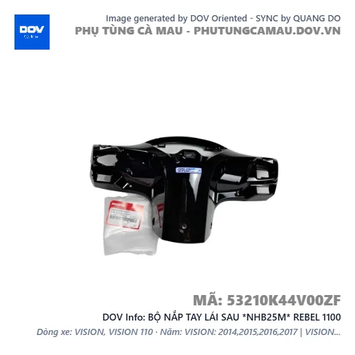 BỘ NẮP TAY LÁI SAU *NHB25M* REBEL 1100 — 53210K44V00ZF
