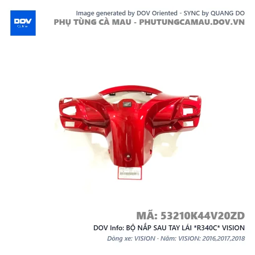 BỘ NẮP SAU TAY LÁI *R340C* VISION — 53210K44V20ZD
