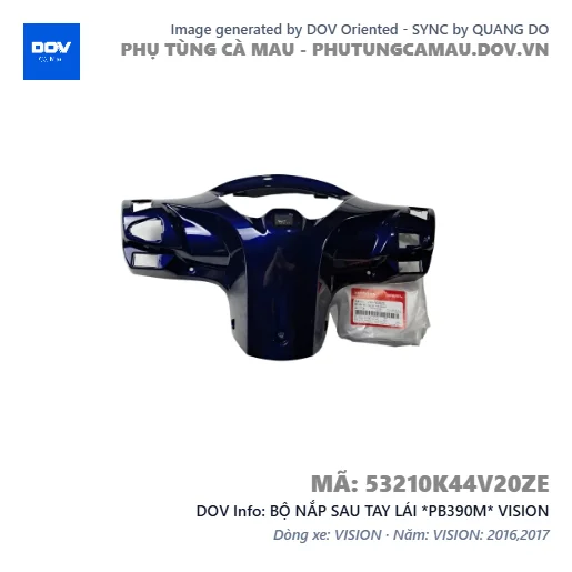 BỘ NẮP SAU TAY LÁI *PB390M* VISION — 53210K44V20ZE
