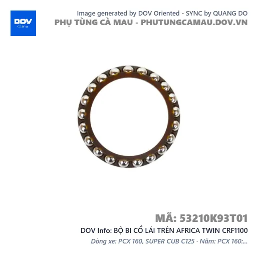 BỘ BI CỔ LÁI TRÊN AFRICA TWIN CRF1100 — 53210K93T01