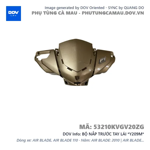 BỘ NẮP TRƯỚC TAY LÁI *Y209M*  — 53210KVGV20ZG