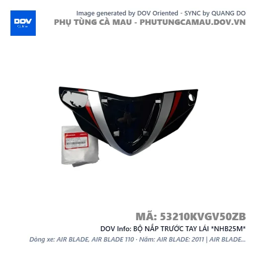 BỘ NẮP TRƯỚC TAY LÁI *NHB25M*  — 53210KVGV50ZB