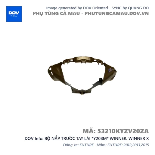 BỘ NẮP TRƯỚC TAY LÁI *Y208M* WINNER, WINNER X — 53210KYZV20ZA