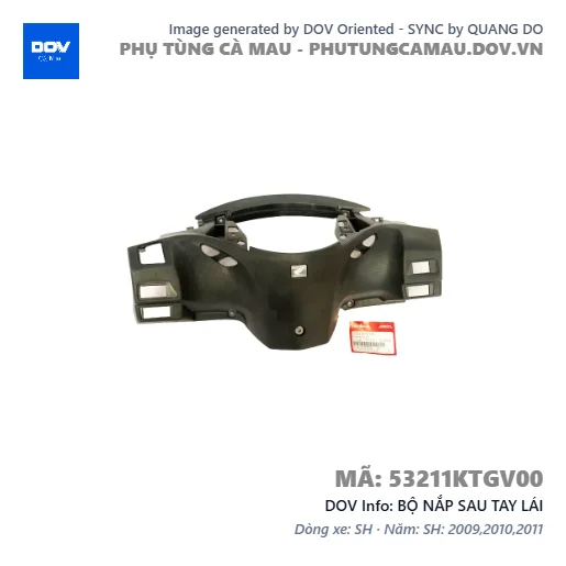 BỘ NẮP SAU TAY LÁI  — 53211KTGV00