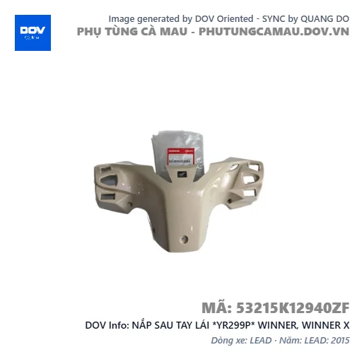 NẮP SAU TAY LÁI *YR299P* WINNER, WINNER X — 53215K12940ZF