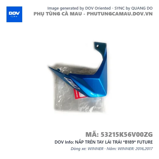 NẮP TRÊN TAY LÁI TRÁI *B189* FUTURE — 53215K56V00ZG