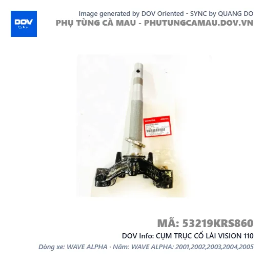 CỤM TRỤC CỔ LÁI VISION 110 — 53219KRS860