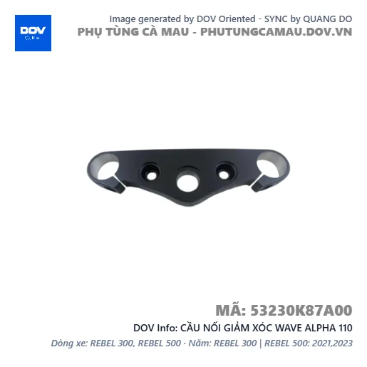 CẦU NỐI GIẢM XÓC WAVE ALPHA 110 — 53230K87A00