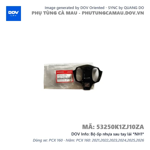 Bộ ốp nhựa sau tay lái *NH1* — 53250K1ZJ10ZA