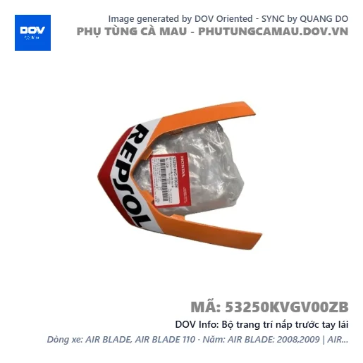 Bộ trang trí nắp trước tay lái  — 53250KVGV00ZB