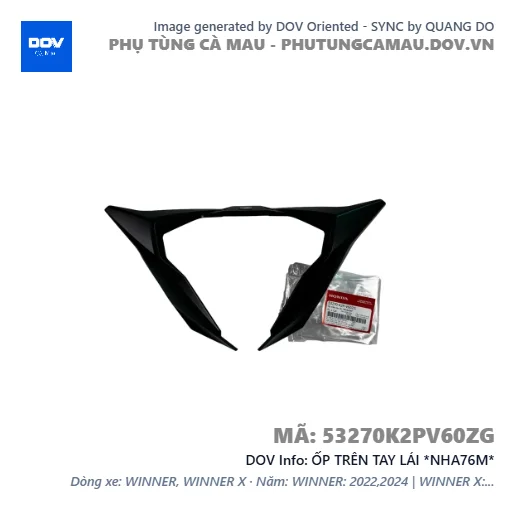 ỐP TRÊN TAY LÁI *NHA76M*  — 53270K2PV60ZG