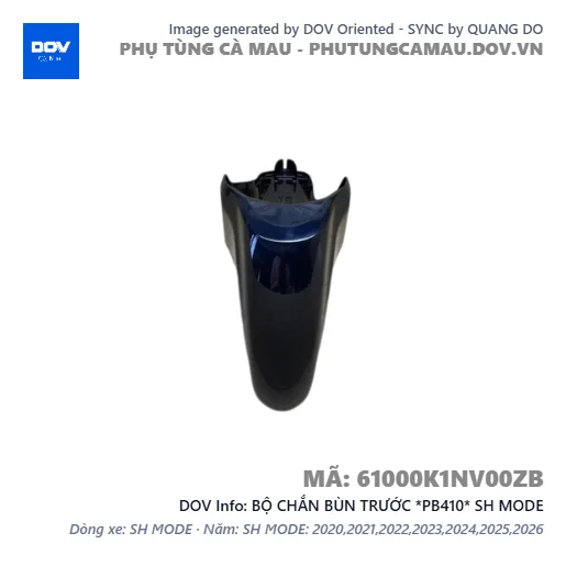 BỘ CHẮN BÙN TRƯỚC *PB410* SH MODE — 61000K1NV00ZB