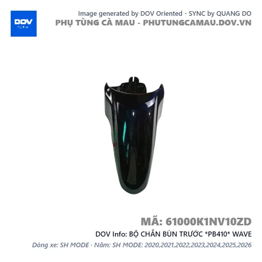BỘ CHẮN BÙN TRƯỚC *PB410* WAVE — 61000K1NV10ZD