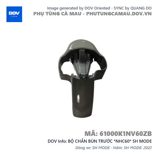 BỘ CHẮN BÙN TRƯỚC *NHC60* SH MODE — 61000K1NV60ZB