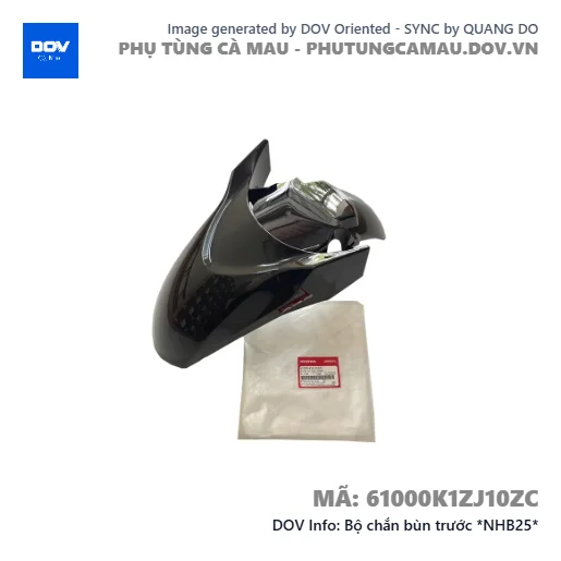 Bộ chắn bùn trước *NHB25*  — 61000K1ZJ10ZC