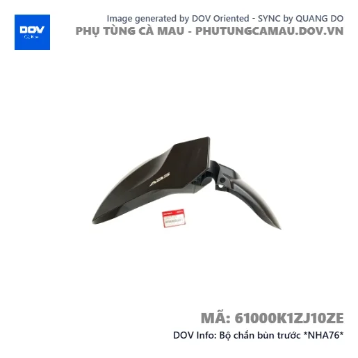 Bộ chắn bùn trước *NHA76*  — 61000K1ZJ10ZE