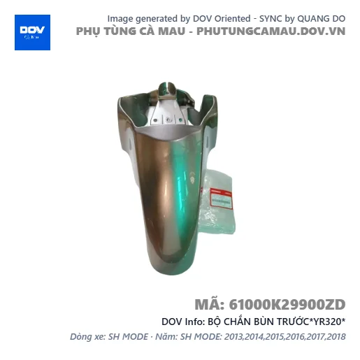 BỘ CHẮN BÙN TRƯỚC*YR320*  — 61000K29900ZD
