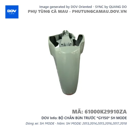 BỘ CHẮN BÙN TRƯỚC *GY150* SH MODE — 61000K29910ZA