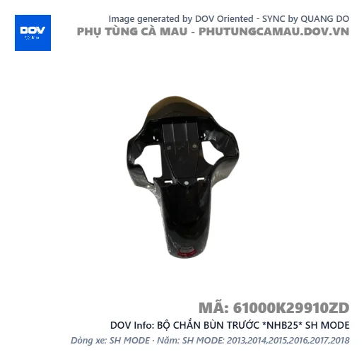 BỘ CHẮN BÙN TRƯỚC *NHB25* SH MODE — 61000K29910ZD