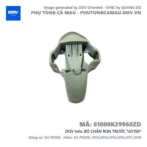 BỘ CHẮN BÙN TRƯỚC *GY150*  — 61000K29960ZD