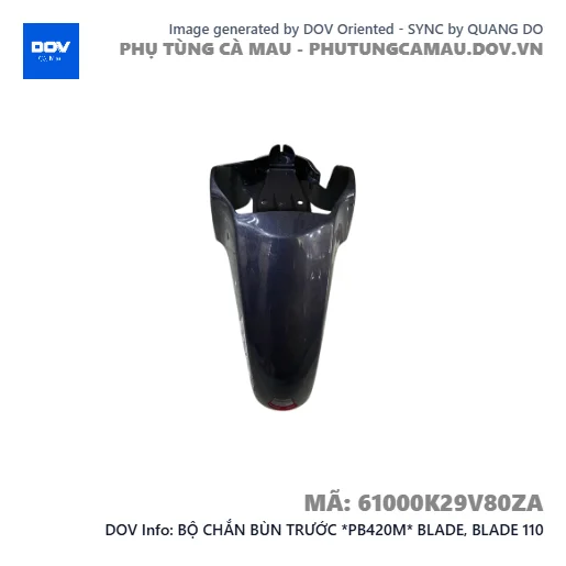 BỘ CHẮN BÙN TRƯỚC *PB420M* BLADE, BLADE 110 — 61000K29V80ZA